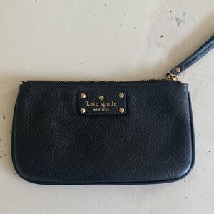 Kate Spade Black wristlet.
